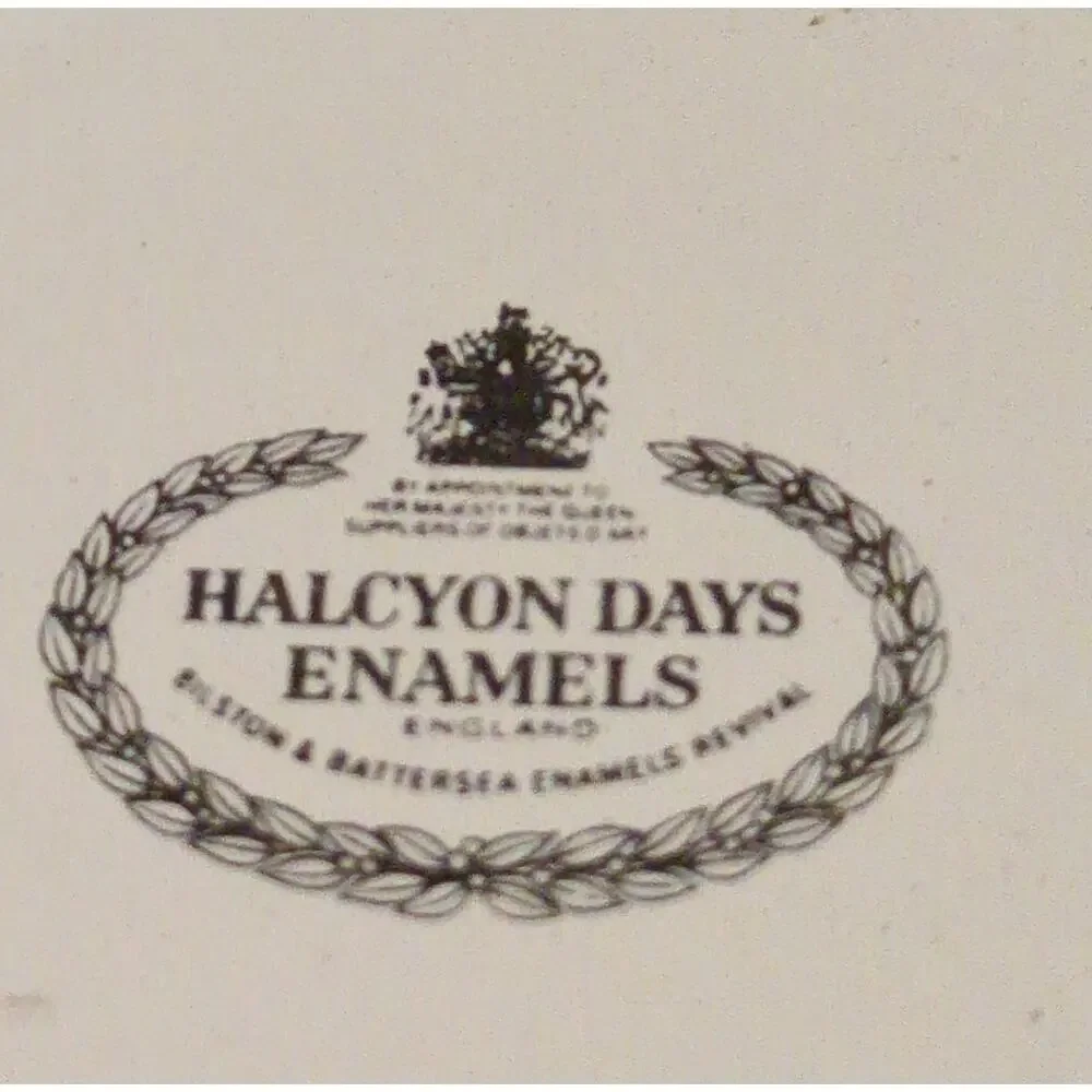 Halcyon Days Wm Wordsworth Sonnet Bookshelf Enamel Trinket Box Hand Painted